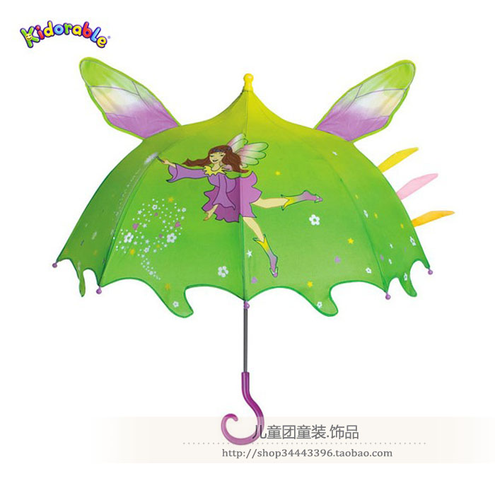 Y+出口美国kidorable超仙花仙子立体造型儿童雨伞 宝宝晴雨两用伞|ruв категории начало ежедневно, зонтик/дождь/дождь/водостойкость, зонтик - от Buy2taobao.com для оказания профессиональной услуги покупки агента Taobao