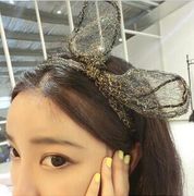 满28荧光色兔耳朵 韩国蝴蝶结立体造型兔耳朵发箍头箍发饰品