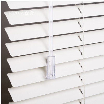 百叶窗帘卷帘 铝合金遮光弧形百页窗 免打孔安装 厨房卧室卫生间