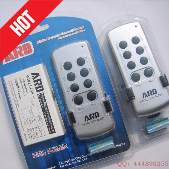 ARD正品电灯遥控开关 四路双遥控模块 智能灯具开关220V 灯控开关|msdalam kategori elektronik/Electrician, Tukar, suis kawalan jauh - dari Buy2taobao.com untuk memberikan perkhidmatan ejen Taobao profesional membeli