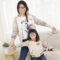 上下架计划:2014童装女童冬新款儿童韩版运动服亲子装母女棒球衫开衫外套H