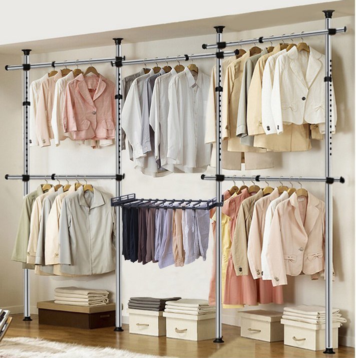 Korean bedroom Simple wardrobe Clothes hanger Modern simplicity Economic type Assemble adult Fabric art combination Steel frame wardrobein the Residential furniture , Cabinet , Simple wardrobe category - from Buy2taobao.com to provide professional Taobao agent buy service