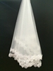 新娘头纱1.5米3米梅花亮片韩式结婚纱礼服配件米超长白色软纱