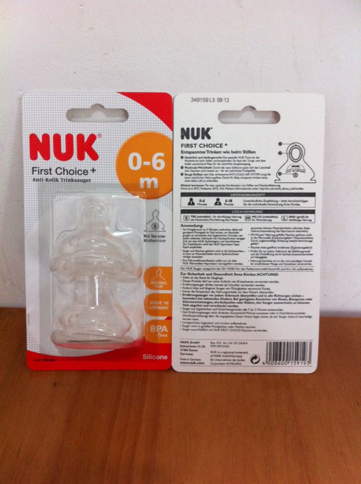 正品现货德国原装NUK宽口硅胶通气仿真奶嘴1号S/m孔小/中圆孔在类目 尿片/洗护/喂哺/推车床, 奶嘴/奶嘴相关, 奶嘴/安抚奶嘴中 - 来自Buy2taobao.com提供专业的淘宝代购服务