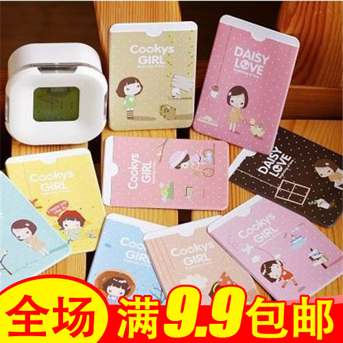 Hand drawn Cartoon Niuzai biscuit girl Ferrule Ladies Bus Card 2 Card position Two-sided Bank card sets Clipin the Storage consolidation , Home Storage appliances , Pouch , Card sets category - from Buy2taobao.com to provide professional Taobao agent buy service