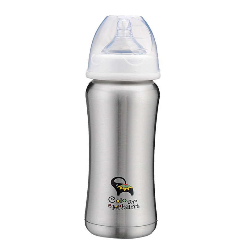 Fun little elephant BF1022 Wide caliber Stainless steel Insulation bottle 200ml Baby bottlein the Diapers/Care/Feeding/Push lathe , Feeding bottle/Bottles related , Insulation bottle category - from Buy2taobao.com to provide professional Taobao agent buy service
