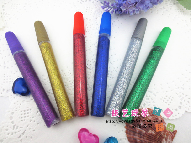紙花DIY材料/閃光膠/金蔥膠/銀蔥膠 點綴花瓣 0.6元/支在類目 鮮花速遞/花卉仿真/綠植園藝, DIY仿真花材料, 製作工具(新), 膠水中 - 來自Buy2taobao.com提供專業的淘寶代購服務