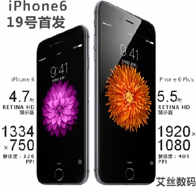 上下架计划:Apple/苹果 iPhone 6 港版 美版 日本 iPhone 6 Plus 4.7寸 5.5寸