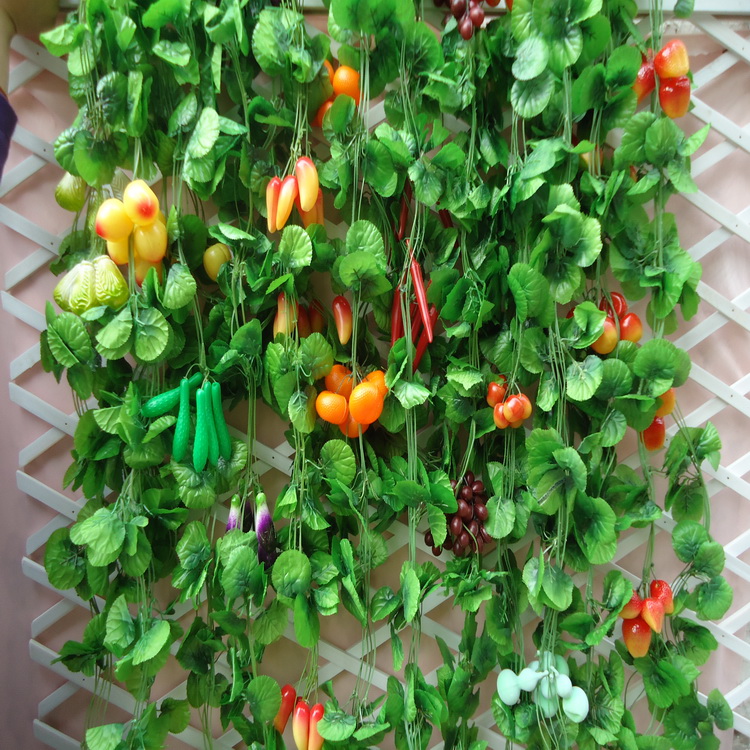 Simulation of fruit Vegetables Rattan decorate Wall hanging Countryside Silk flower Plastic flowers and plants Grass-green Botany gardening suspended ceilingin the Flower delivery/Flowers simulation/Plants gardening , Artificial flowers/Plants/Finished fruits and vegetables (New) , Simulation plants category - from Buy2taobao.com to provide professional Taobao agent buy service