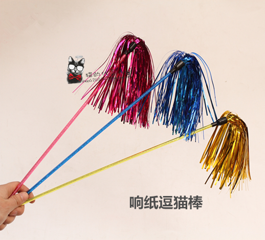 Spokesman Kitty Toys Yebao Paper ring Cat teaser stick Multiple colour Sure Choicein the Pet/Pet food and supplies , Cat/Dog Toys , Funny cat stick category - from Buy2taobao.com to provide professional Taobao agent buy service