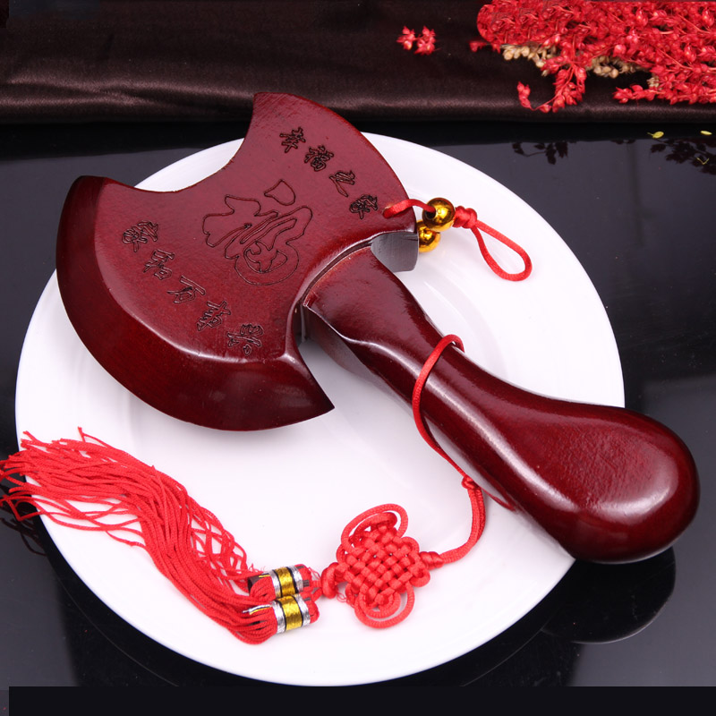 Wedding celebration Wedding Ax Mahogany ax Press machine Blessing Ax Town house axin the Festive supplies/Gift , Other Festival Gifts category - from Buy2taobao.com to provide professional Taobao agent buy service