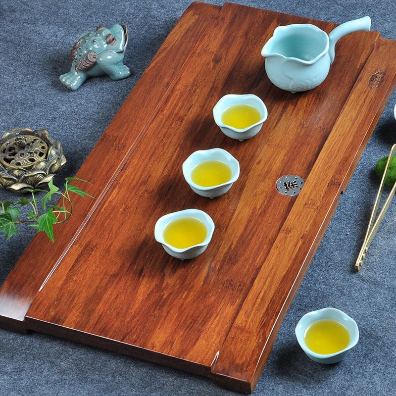 Block tea tray Large drainage Heavy bamboo Block Chahai solid wood Tea Tray tea table Kungfu Online tea set Tea Servicein the Tableware , Tea set , Tea tray category - from Buy2taobao.com to provide professional Taobao agent buy service