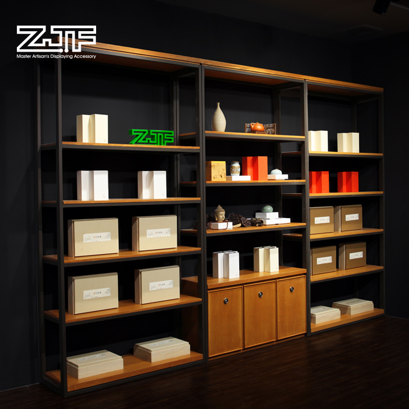 众匠坊ZJF 茶叶店中式展示架 陶瓷产品铁艺现代简约展示柜D4|msdalam kategori Perniagaan/perabot pejabat, rak/Showcase, pameran Fine/Showcase - dari Buy2taobao.com untuk memberikan perkhidmatan ejen Taobao profesional membeli
