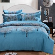 全棉四件套加厚纯棉斜纹，双人床单被套1.2m1.5m1.8米2.0米床上用品