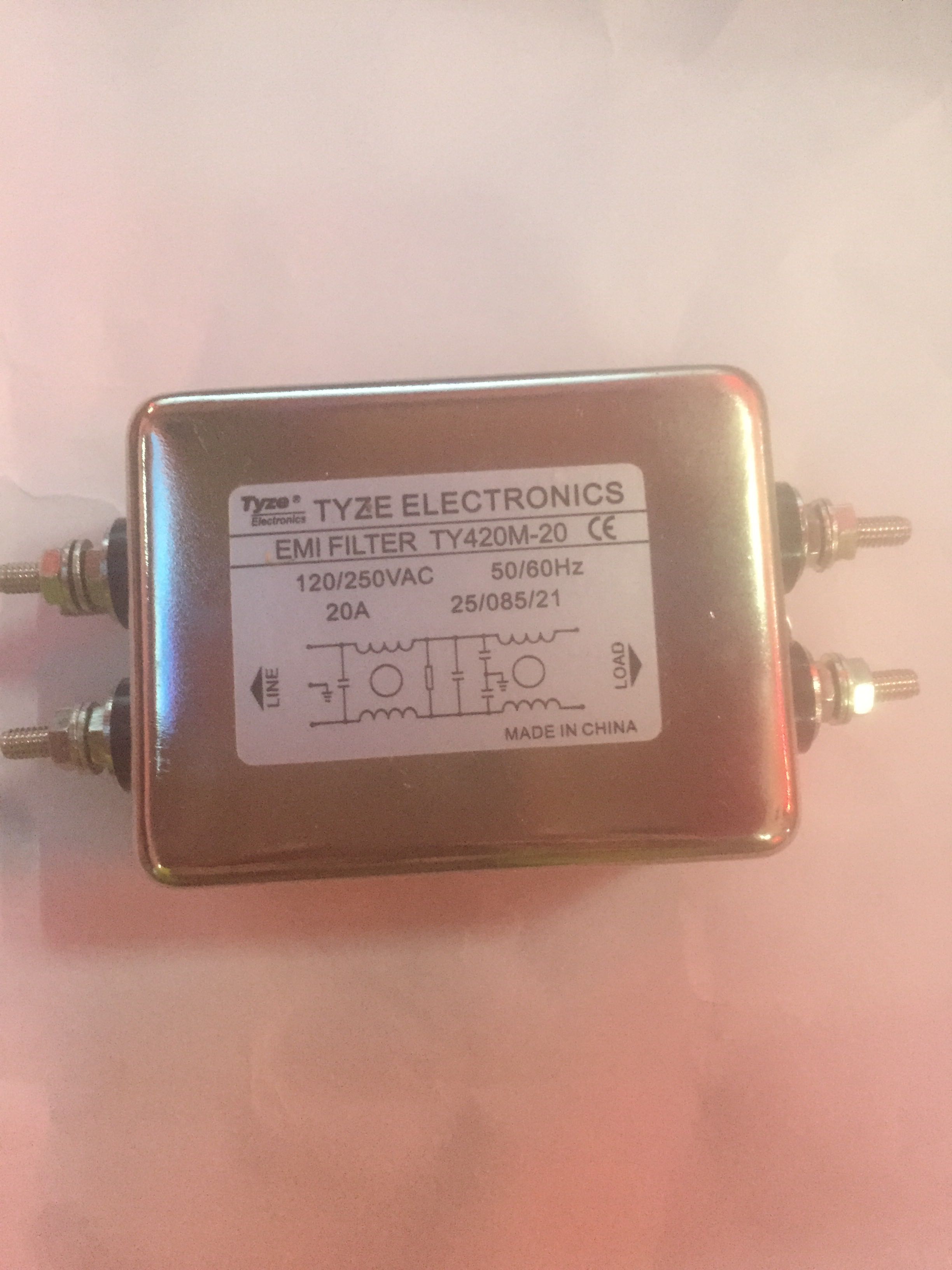 濾波器TY420M-20交流220V雙級濾波電流20A紋波濾波電源濾波器在類目 影音電器, 影音家電配件, hifi音響配件, 電源濾波器中 - 來自Buy2taobao.com提供專業的淘寶代購服務
