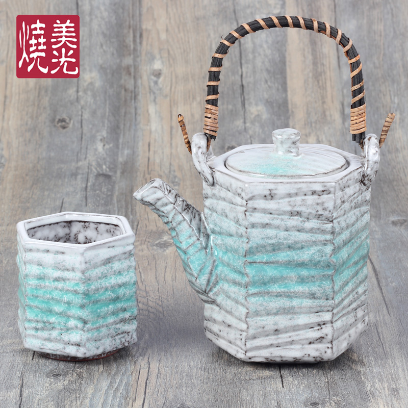 创意粗陶茶具茶道 陶瓷茶壶茶杯 花茶泡茶瓷器 日式餐厅茶壶水壶在类目 餐饮具, 茶具, 茶壶中 - 来自Buy2taobao.com提供专业的淘宝代购服务