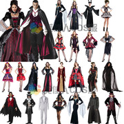 万圣节女巫服装，女占卜师欧美角色cosplay演出服女魔法师游戏制服