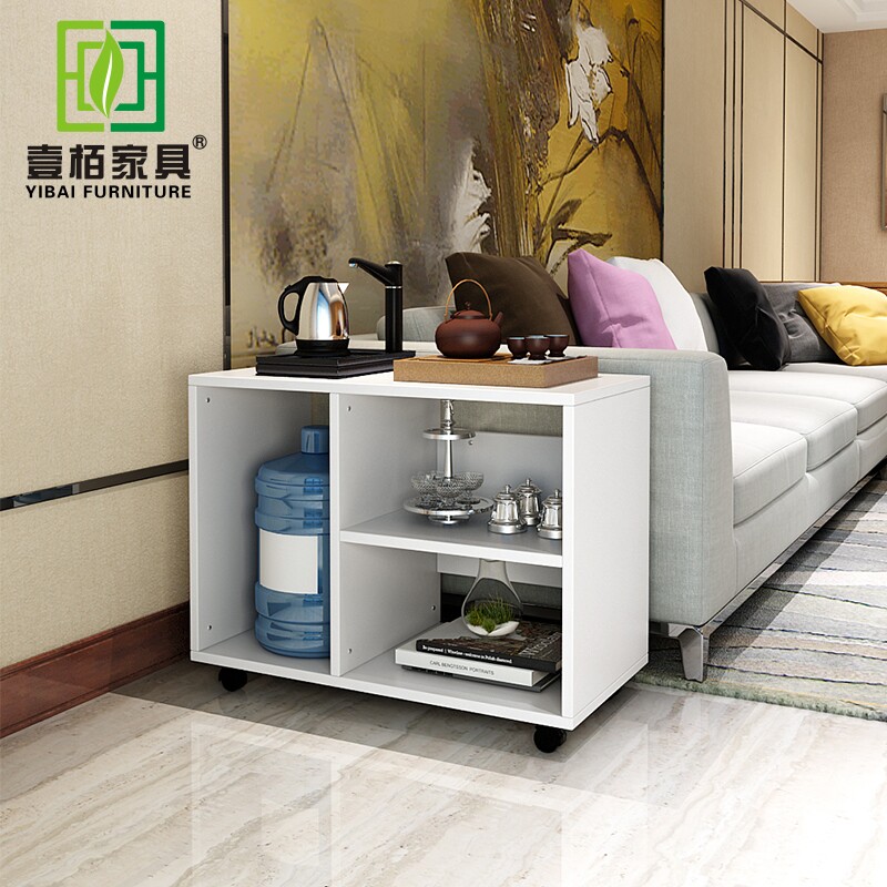 功夫小茶几简约现代创意方形茶车简易喝茶桌可移动多功能迷你茶台