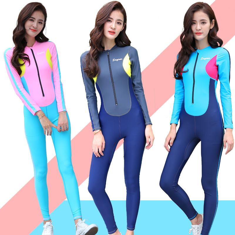 new pattern lady Sunscreen Swimming suit Long sleeve conservative Swimming suit motion major whole body Swimsuit Conjoinedin the Sports/Yoga/Fitness/Fans supplies , Swim , Piece swimsuit category - from Buy2taobao.com to provide professional Taobao agent buy service