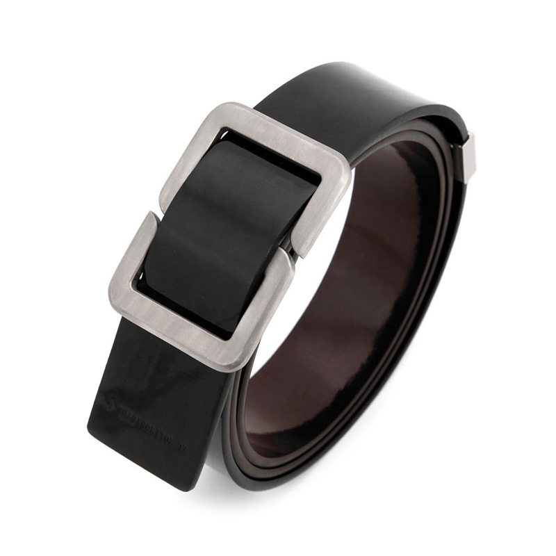 Baer 18 new pattern Titanium Two-sided Imported leather simple and easy Belt genuine leather business affairs beltin the Accessories/Leather belt/Hat/Muffler , Belt/Leather belt/Yaolian category - from Buy2taobao.com to provide professional Taobao agent buy service