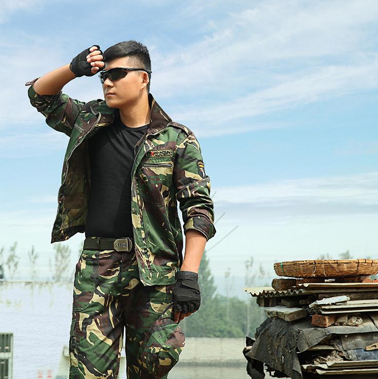 軍旅 春秋獵人迷彩作訓服套裝正品耐磨透氣特種兵軍迷服套裝男在類目 男裝, 套裝, 工裝制服中 - 來自Buy2taobao.com提供專業的淘寶代購服務