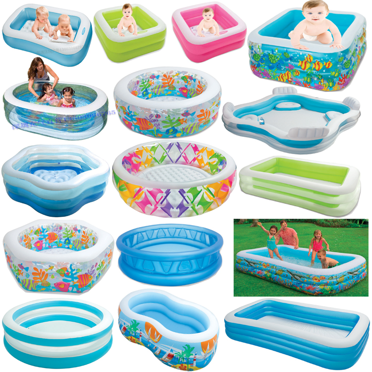 INTEX58485 Swimming Pool Blister Large Family Pool adult Paddling pool square Round bath poolin the Toy/Childs/Puzzle/Building block/Model , Swimming pool/Water toys , Swimming pool category - from Buy2taobao.com to provide professional Taobao agent buy service