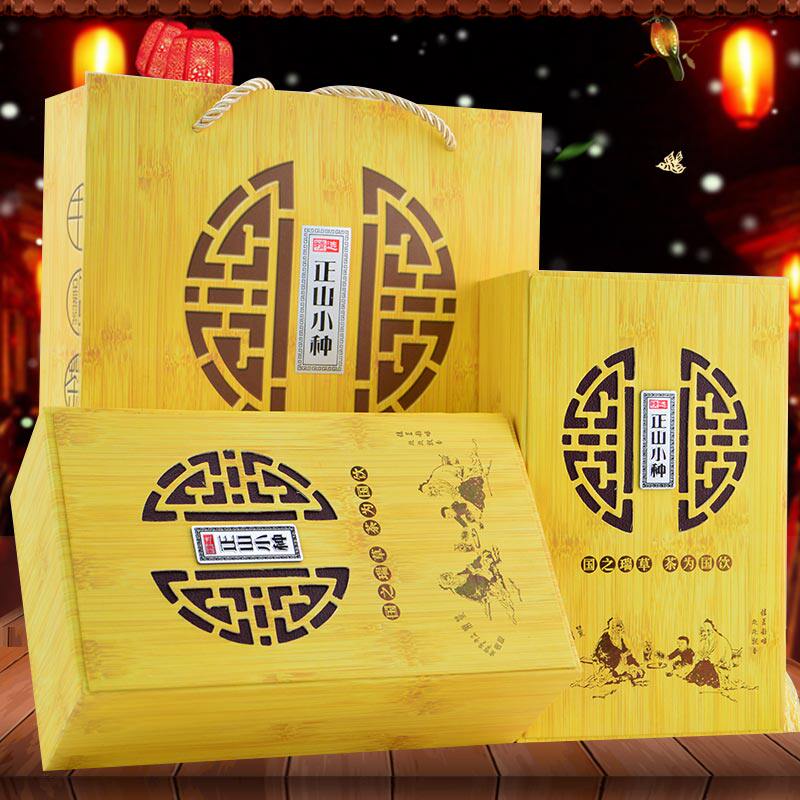 桂圆香正山小种武夷红茶桐木关正山小种茶叶360g高档创意竹礼盒