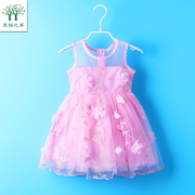 女宝宝夏装连衣裙婴童装，一3三5岁女童背心裙子，薄款夏季儿童公主裙