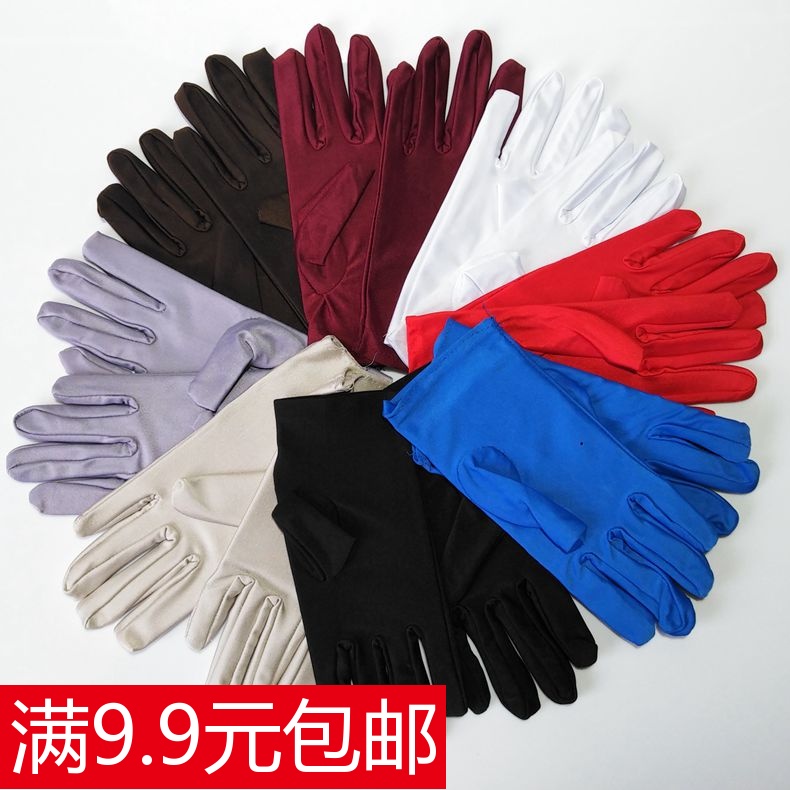 5雙包郵純色氨綸護手套演出表演舞台手套防滑高彈升旗禮儀手套在類目 居家日用, 防護用品, 防護手套中 - 來自Buy2taobao.com提供專業的淘寶代購服務