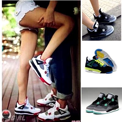 上下架计划:新款乔丹4代篮球鞋AJ5四代奥利奥男女鞋灰绿超人13大红黑红情侣鞋
