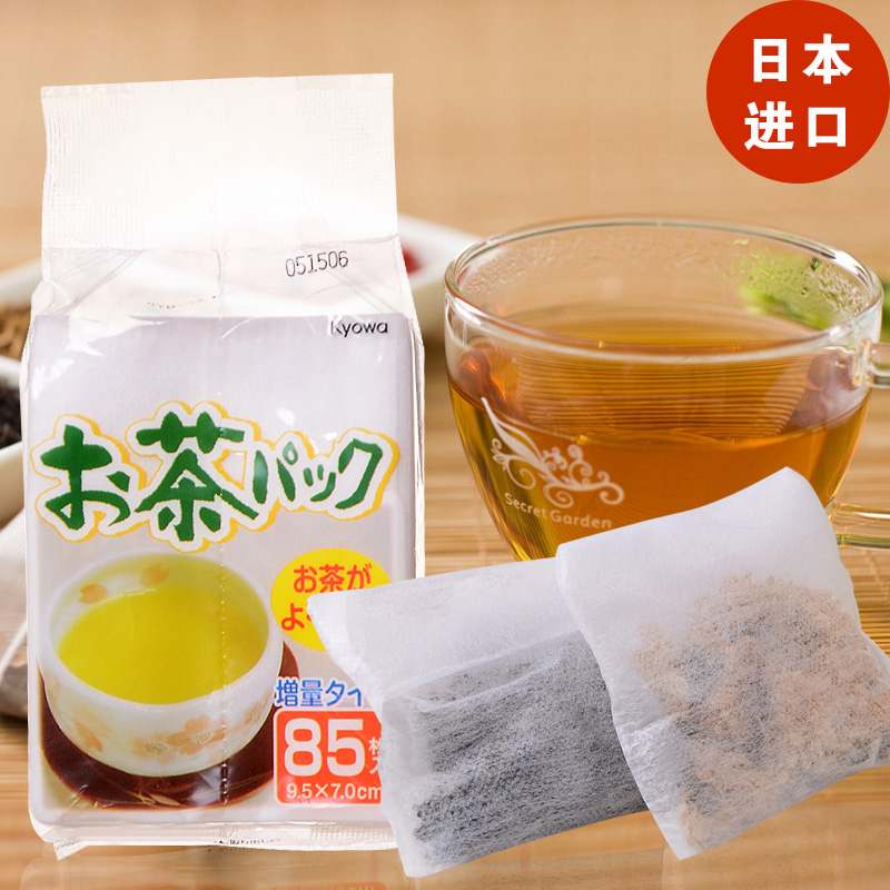 日本进口茶包袋泡茶袋 过滤袋一次性茶叶包 煲汤中药煎药袋 85枚|msdalam kategori pinggan mangkuk, set teh, lain - dari Buy2taobao.com untuk memberikan perkhidmatan ejen Taobao profesional membeli