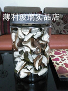 茶叶罐密封罐储物罐大号，透明中药材干果，杂粮花茶玻璃瓶子