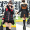 上下架计划:棉衣女韩版A字型斗篷羽绒棉服潮貉子毛领中长款显瘦外贸加大码冬