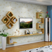 简约电视柜创意壁挂电视墙柜客厅，背景墙柜吊柜隔板，组合卧室电视架