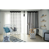 个性简约现代窗帘条纹韩式北欧风格遮光布客厅卧室隔断飘布帘定制
