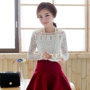 新款百搭仿珍珠衣服挂件饰品项链配饰女韩国毛衣链长款装饰挂饰