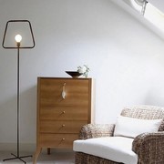 客厅创意时尚落地灯 简约现代卧室北欧个性几何落地台灯具