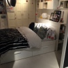 IKEA/宜家专业国内   百灵   床头板 带储物格  白色