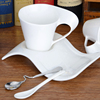 欧式咖啡杯浓缩咖啡杯子，陶瓷套装马克杯创意情侣，早餐杯纯色牛奶杯