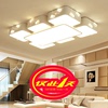 长方形水晶led吸顶灯1.2米家用超大客厅灯调光主卧室餐厅会议室灯