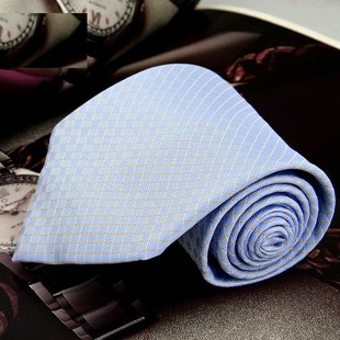 雅戈尔领带涤丝 商务正装蓝色领带PA08006