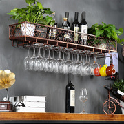 定制欧式酒杯架悬挂高脚杯架，创意红酒杯架，倒挂餐厅铁艺置物架壁挂
