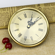镶嵌欧式轻奢金属时间钟表有同样温度计湿度计气压计工艺品摆件