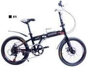 20寸变速折叠自行车成人学，生男女式双碟刹代步超轻便携单车