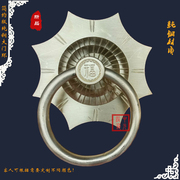 中式仿古纯铜大门环圆环古典门环/经典全铜门钹铜拉手大门铜拉环