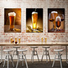 啤酒装饰画个性现代简约酒吧，ktv走廊过道墙壁画，创意无框餐馆挂画
