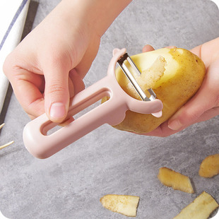 优思居厨房削皮家用不锈钢削苹果器刨多功能水果土豆刮皮神器