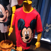 香港迪士尼乐园儿童T恤短袖男女米奇米妮夏可爱卡通印花纯棉上衣