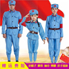 成人儿童小红军衣服装舞台演出服八路军衣服装红卫兵服装抗战军装