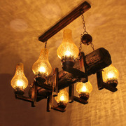 中式复古个性创意树脂吊灯美式仿古网伽服装店loft酒吧漫咖啡厅灯